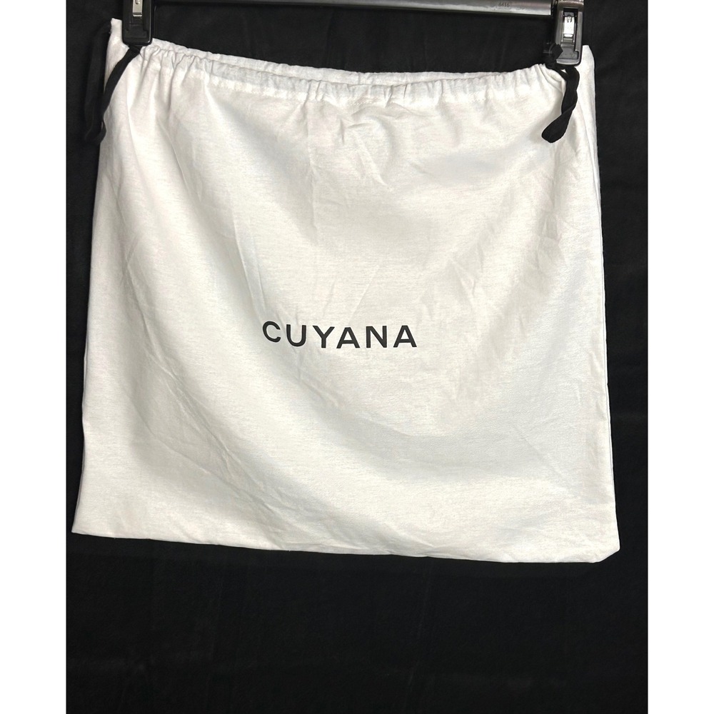 Cuyana Large Off White Cotton Drawstring Dust Bag Handbag Storage Protector Logo